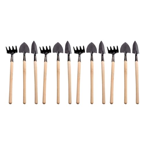Mipcase 12stücke Teiliges Mini-gartenwerkzeugset Aus Handliche Schaufel Rake Und Trowel Für Pflanzen Von Sukkulenten Und Indoor-gärten Für Kleine Gartenprojekte Mipcase 12stücke Teiliges Mini-gartenwerkzeugset Aus Handliche Schaufel Rake Und Trowel Für Pflanzen Von Sukkulenten Und Indoor-gärten Für Kleine Gartenprojekte von Mipcase
