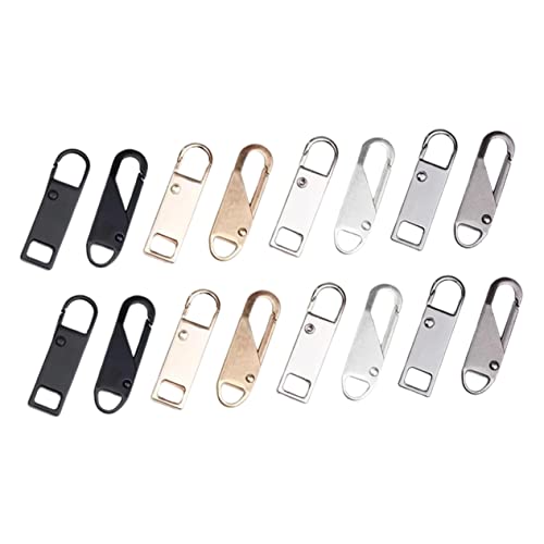 Mipcase 16 Stück Teiliges Zipper Pull Replacement aus Robustem Legierungsmetall Einsetzbar für Kleidung Jacken Taschen Rucksäcke mit Farben Mix Einfach zu Montieren und Langlebig Mipcase 16 Stück Teiliges Zipper Pull Replacement aus Robustem Legierungsmetall Einsetzbar für Kleidung Jacken Taschen Rucksäcke mit Farben Mix Einfach zu Montieren und Langlebig von Mipcase