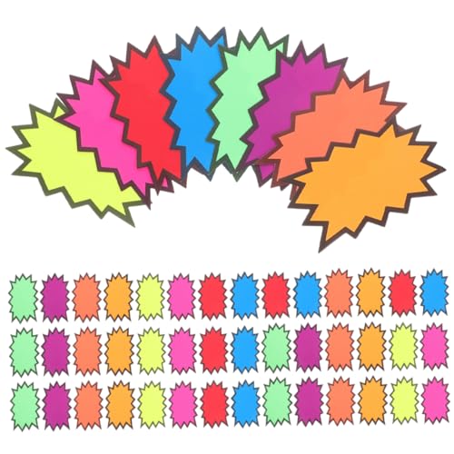 Mipcase 160 Stück Fluoreszenzpreisaufkleber Schilder Zum Platzen Von Sternausschnitten Etiketten Zeichen Schilder Für Einzelhandelsgeschäfte Shopping-tags Leere Tags Papier Mipcase 160 Stück Fluoreszenzpreisaufkleber Schilder Zum Platzen Von Sternausschnitten Etiketten Zeichen Schilder Für Einzelhandelsgeschäfte Shopping-tags Leere Tags Papier von Mipcase