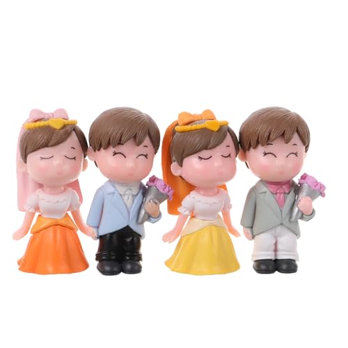 Mipcase 2 Paare Romantische Brautpaar Figur Kleine Hochzeits Tortendeko aus Langlebigem Material Vielseitig als Cake Accessory und für Hochzeitstorten und DIY Micro Landscaping Dekoration Mipcase 2 Paare Romantische Brautpaar Figur Kleine Hochzeits Tortendeko aus Langlebigem Material Vielseitig als Cake Accessory und für Hochzeitstorten und DIY Micro Landscaping Dekoration von Mipcase