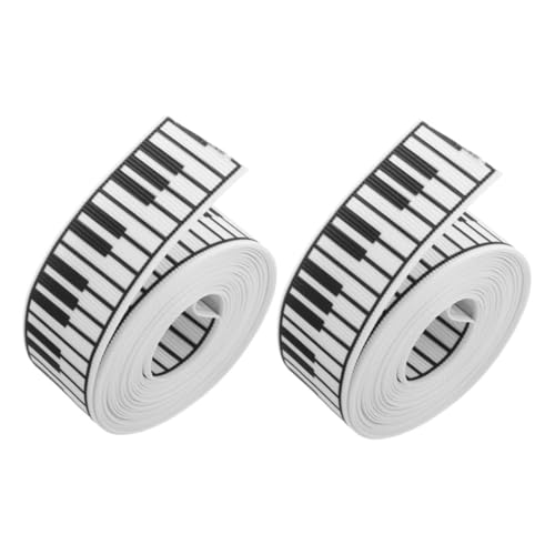 Mipcase 2 Rollen Musikhandwerksband Musikband Geschenkband Als Band Für Kränze Partydekorationen Partydekoration Zum Thema Musik Breites Band Lehrerband Polyester Mipcase 2 Rollen Musikhandwerksband Musikband Geschenkband Als Band Für Kränze Partydekorationen Partydekoration Zum Thema Musik Breites Band Lehrerband Polyester von Mipcase