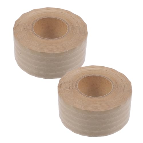 Mipcase 2 Rollen Wasseraktiviertes Papier Klebeband Säurefrei Hohe Klebkraft für Bilderrahmen Einrahmung Kunstwerke Schutz und Verpackung Vielseitig Einsetzbar von Mipcase