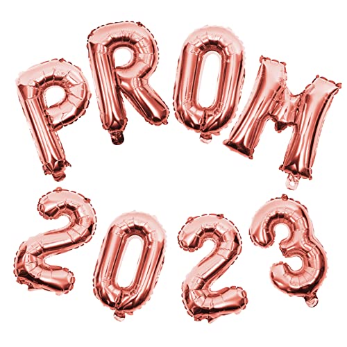 Mipcase 2 Sätze 2023 Klassenzimmer Dekorative Luftballons Blau Und Klasse Von 2023 Ballons Led Abschlussballons Erhalten Luftballons Girlande Pink Aluminiumfolie Rose Gold von Mipcase