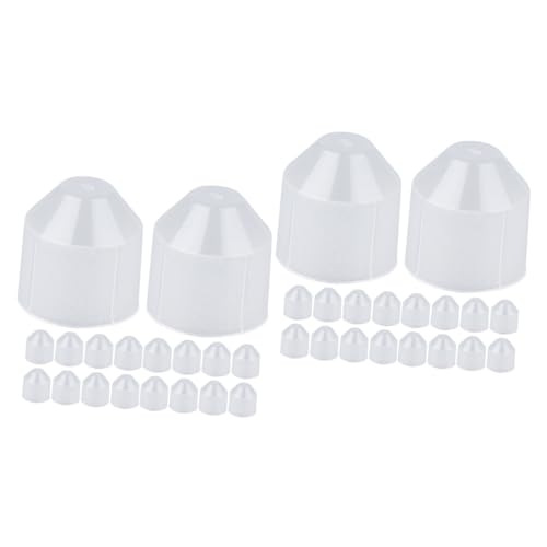 Mipcase 2 Sätze Led-lichtbasis Lichthalter Lichtbecher E27 Lampensockel Lampenhalterschutz Aus Kunststoff Abdeckungen Für Tischlampenfassungen Lichthalterbecher Plastik 100 Stück * 2 von Mipcase