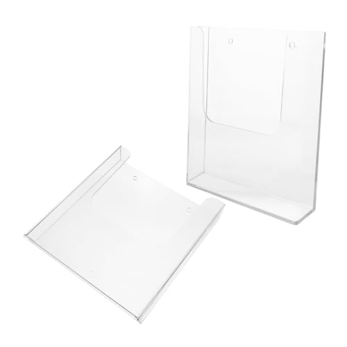 Mipcase 2 Stück Ausstellungsstand Klarer Literaturhalter Büroorganisator Datei Organizer Wandhalterung Zeitschriftenaufbewahrung Wandorganizer Fürs Büro Prospektständer Acryl Transparent Mipcase 2 Stück Ausstellungsstand Klarer Literaturhalter Büroorganisator Datei Organizer Wandhalterung Zeitschriftenaufbewahrung Wandorganizer Fürs Büro Prospektständer Acryl Transparent von Mipcase
