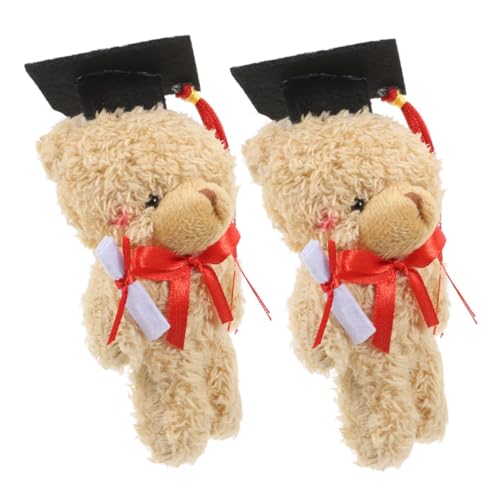 Mipcase 2 Stück Dr. Bärenpuppe abschluss ausgestopfte bären Bär der Abschlusssaison Bärentierpuppen Plüsch-Abschlussbär Abschlussbär vorhanden Abschlussgeschenk Bär Filzstoff Light Brown Mipcase 2 Stück Dr. Bärenpuppe abschluss ausgestopfte bären Bär der Abschlusssaison Bärentierpuppen Plüsch-Abschlussbär Abschlussbär vorhanden Abschlussgeschenk Bär Filzstoff Light Brown von Mipcase