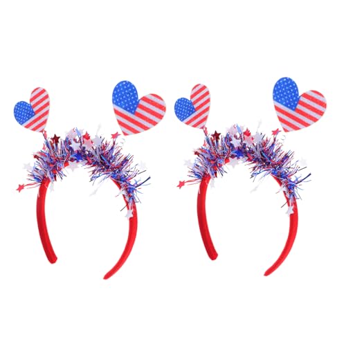 Mipcase 2 Stück Haarschmuck zum Unabhängigkeitstag haare zum unabhängigkeitstag Unabhängigkeit Stirnband party kopfschmuck festival kopfbedeckung USA-Haarband lustiges Stirnband Plastik Mipcase 2 Stück Haarschmuck zum Unabhängigkeitstag haare zum unabhängigkeitstag Unabhängigkeit Stirnband party kopfschmuck festival kopfbedeckung USA-Haarband lustiges Stirnband Plastik von Mipcase