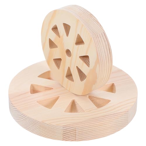 Mipcase 2 Stück Holzrad Wanddekoration Holzornamente unfertige hölzerne Ornamente Holzverzierungsrohlinge Holzrad-Hängedekoration Holzrunden zum Basteln Holzräder Beige Mipcase 2 Stück Holzrad Wanddekoration Holzornamente unfertige hölzerne Ornamente Holzverzierungsrohlinge Holzrad-Hängedekoration Holzrunden zum Basteln Holzräder Beige von Mipcase