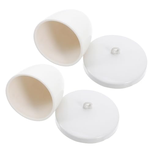 Mipcase 2 Stück Keramiktiegel Mit Deckel, Porzellantiegel, Laborchemikalien Für Schule, Forschung, Laborexperimente, Zubehör, 70 Ml Mipcase 2 Stück Keramiktiegel Mit Deckel, Porzellantiegel, Laborchemikalien Für Schule, Forschung, Laborexperimente, Zubehör, 70 Ml von Mipcase