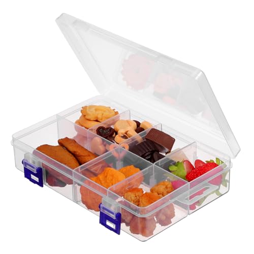 Mipcase 2 Stück Transparente Aufbewahrungsbox Fächer mit Verstellbaren Trennwänden Robustem PP Kunststoff Klarer Organizer für Schmuck Bastelbedarf Perlen und Haarschmuck Vielseitig Mipcase 2 Stück Transparente Aufbewahrungsbox Fächer mit Verstellbaren Trennwänden Robustem PP Kunststoff Klarer Organizer für Schmuck Bastelbedarf Perlen und Haarschmuck Vielseitig von Mipcase