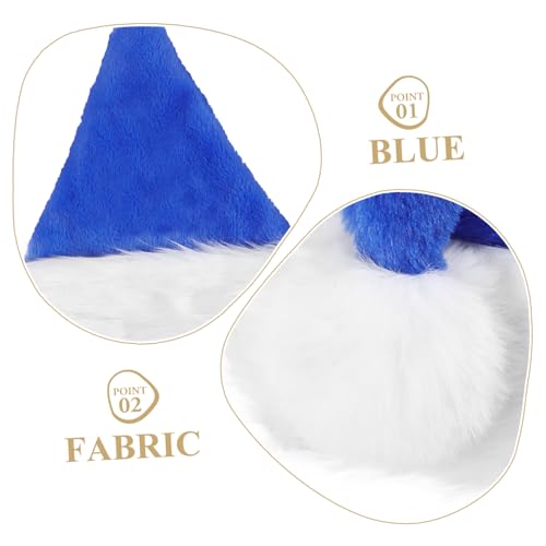 Mipcase 2 Stück Weiche Dicke Weihnachtsmütze mit Weißem Plüschrand und Bommel Santa Claus Hüte für Erwachsene Weihnachtsfeier und Festliche Dekoration Mipcase 2 Stück Weiche Dicke Weihnachtsmütze mit Weißem Plüschrand und Bommel Santa Claus Hüte für Erwachsene Weihnachtsfeier und Festliche Dekoration von Mipcase