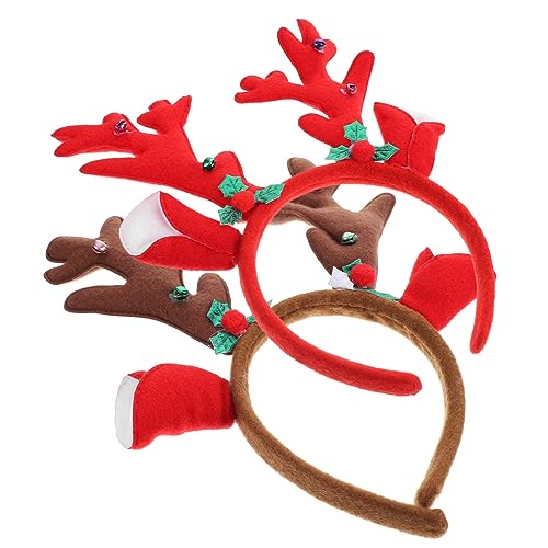 Mipcase 2 Stück Weihnachtliches Rentiergeweih Haarreif Leichtes Komfortables Stirnband für Erwachsene Festlicher Haarschmuck für Weihnachtsfeiern Cosplay und Familienfeste Mipcase 2 Stück Weihnachtliches Rentiergeweih Haarreif Leichtes Komfortables Stirnband für Erwachsene Festlicher Haarschmuck für Weihnachtsfeiern Cosplay und Familienfeste von Mipcase