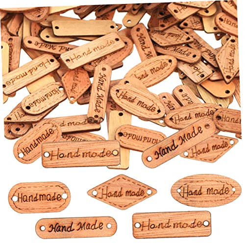 Mipcase 200Stücke Handgefertigte Holzknöpfe Tags und Etiketten für Scrapbooking und Nähprojekte für DIY Kunsthandwerk Langlebig und Individuell Gestaltbar Mipcase 200Stücke Handgefertigte Holzknöpfe Tags und Etiketten für Scrapbooking und Nähprojekte für DIY Kunsthandwerk Langlebig und Individuell Gestaltbar von Mipcase