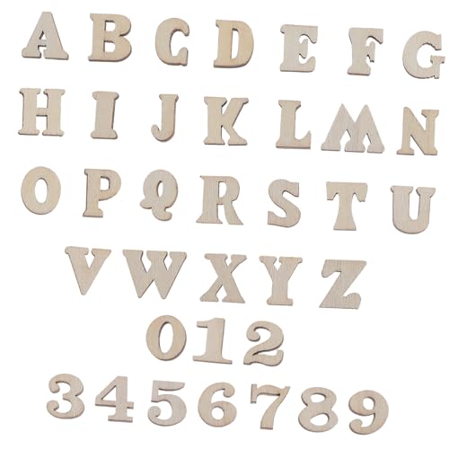 Mipcase 204Stücke Holzbuchstaben und Holzzahlen Teile Alphabet und Naturholz für DIY Projekte Vorschulaktivitäten und Heimdekoration Einfach zu Verwenden Mipcase 204Stücke Holzbuchstaben und Holzzahlen Teile Alphabet und Naturholz für DIY Projekte Vorschulaktivitäten und Heimdekoration Einfach zu Verwenden von Mipcase