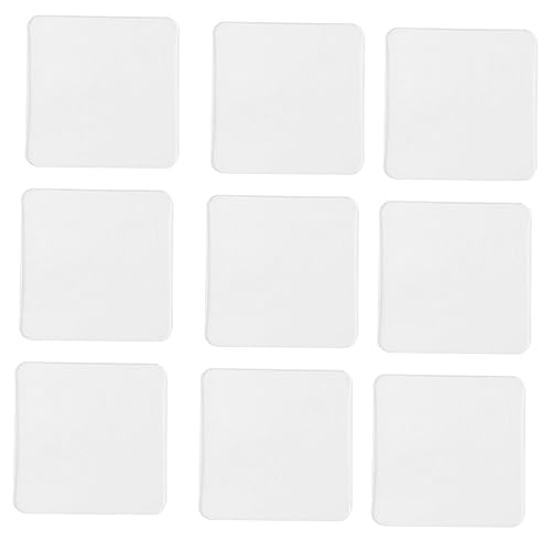 Mipcase 20Stücke Doppelseitiges Nano Klebeband Starker Wiederverwendbarer Transparenter Kleber für Glatte Oberflächen Badezimmer Büro und Auto Spurlos von Mipcase