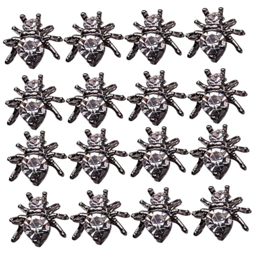 Mipcase 20Stücke Gothic Spinnennagel Charms Nageldekoration für Halloween Langlebige Legierungs Nail Art Verzierungen Nageldesigns und DIY Projekte Mipcase 20Stücke Gothic Spinnennagel Charms Nageldekoration für Halloween Langlebige Legierungs Nail Art Verzierungen Nageldesigns und DIY Projekte von Mipcase