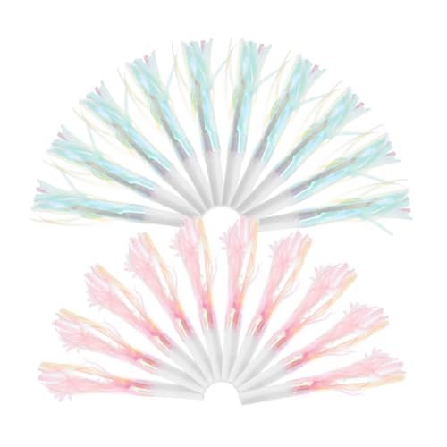 Mipcase 24 Stück Quastenpfeife Hörner Party Krachmacher-Blowouts musikalischer Knaller Krachmacher Blowouts Pfeifen Geburtstagsausbrüche Geburtstags-Gebläse Gebläse Krachmacher Plastik von Mipcase