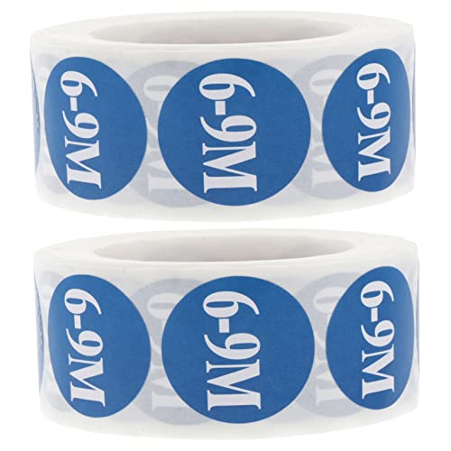 Mipcase 2Rollen Größenaufkleber Selbstklebende Bekleidungsetiketten für Einzelhandel Babybekleidung Einfache Anwendung Tragbar für Geschäfte und Märkte Mipcase 2Rollen Größenaufkleber Selbstklebende Bekleidungsetiketten für Einzelhandel Babybekleidung Einfache Anwendung Tragbar für Geschäfte und Märkte von Mipcase