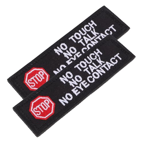 Mipcase 2Stücke Sanitäter Patches für Diensthundewesten kein Augenkontakt Berührung Aufnäher Leicht Anzubringen für Identifikationstraining für Blindenhunde Mipcase 2Stücke Sanitäter Patches für Diensthundewesten kein Augenkontakt Berührung Aufnäher Leicht Anzubringen für Identifikationstraining für Blindenhunde von Mipcase