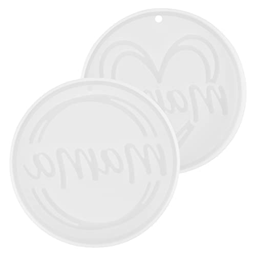 Mipcase 2Stücke Silikonformen für Mom Schlüsselanhänger Halskette und Anhänger DIY Silikon Gießform für Muttertagsgeschenke und Bastelprojekte Einfach zu Reinigen Lagern Mipcase 2Stücke Silikonformen für Mom Schlüsselanhänger Halskette und Anhänger DIY Silikon Gießform für Muttertagsgeschenke und Bastelprojekte Einfach zu Reinigen Lagern von Mipcase