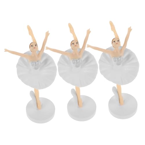 Mipcase 3 Stück Kuchendekorationsverzierungen Geburtstag Ornamente Ballettröckchen Miniatur Figur kuchen dekoration tortendekoration Ballett Tortenaufsatz Hochzeits-Cupcake-Topper PVC Weiß Mipcase 3 Stück Kuchendekorationsverzierungen Geburtstag Ornamente Ballettröckchen Miniatur Figur kuchen dekoration tortendekoration Ballett Tortenaufsatz Hochzeits-Cupcake-Topper PVC Weiß von Mipcase
