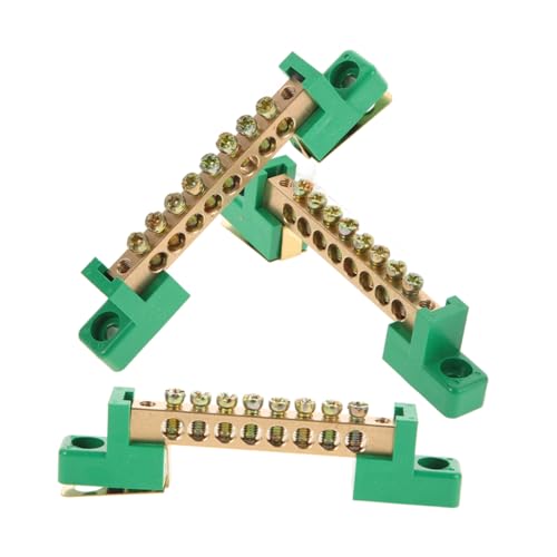 Mipcase 3 Stück Kupferklemmen Feste Elektrische Klemme Elektrischer Stromverteilerblock Fester Klemmenblock Elektrischer Klemmenblock Kunststoff Grün Mipcase 3 Stück Kupferklemmen Feste Elektrische Klemme Elektrischer Stromverteilerblock Fester Klemmenblock Elektrischer Klemmenblock Kunststoff Grün von Mipcase