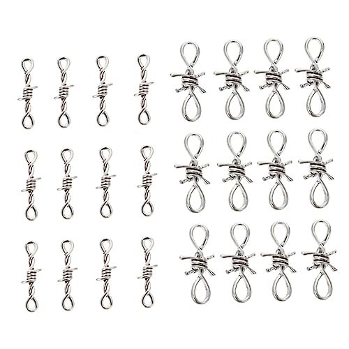 Mipcase 30Stücke DIY Armband Charms Anhänger Zubehör für Schmuckherstellung für Freundschaftsarmbänder und Projekte Langlebig und Rostfrei Tolle von Mipcase