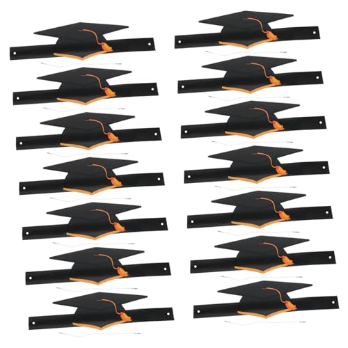 Mipcase 36 Stück Papier-absolventenhüte, Diy-abschlusskappen, Bastelarbeiten, Papier-abschlusskappen, Abschlussparty-geschenkartikel Für Partys, Zeremonien von Mipcase