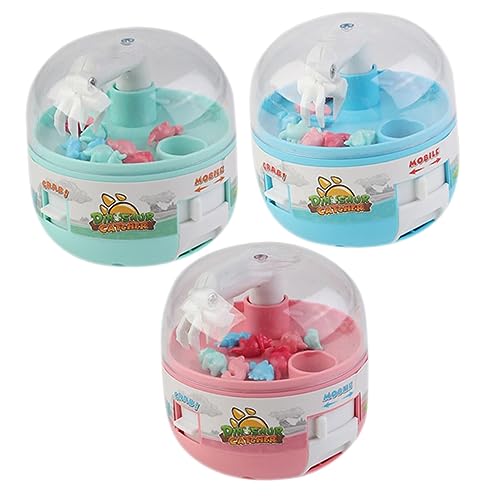 Mipcase 3Stücke Mini Klauenmaschine für Teiliges Dinosaurierparty Batteriefreie Spielzeugmaschine für Stundenlangen Spaß Zuhause oder Unterwegs von Mipcase