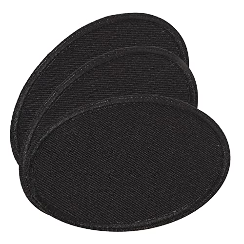 Mipcase 3Stücke Selbstklebende Patches Ovaler Reparatur Patch für Daunenjacken und Taschen Hochwertige Applikationen für DIY Bekleidungsdekor Große Aufnäher von Mipcase