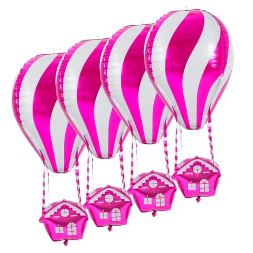 Mipcase 4 Stück Heizballon Heißluftballon Dekoration Heißluftballons aus Folie Ballondekorationen zum Geburtstag Ballons Geburtstagsfeier Partyballon Aluminiumballons Aluminiumfolie Rosy Mipcase 4 Stück Heizballon Heißluftballon Dekoration Heißluftballons aus Folie Ballondekorationen zum Geburtstag Ballons Geburtstagsfeier Partyballon Aluminiumballons Aluminiumfolie Rosy von Mipcase