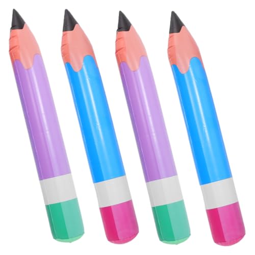 Mipcase 4 Stück PVC Aufblasbare Bleistift Dekoration Farbenfrohe Schulanfang Deko für Klassenraum Leichte Partyballons aus Robustem Material für Back To School Feierlichkeiten Mipcase 4 Stück PVC Aufblasbare Bleistift Dekoration Farbenfrohe Schulanfang Deko für Klassenraum Leichte Partyballons aus Robustem Material für Back To School Feierlichkeiten von Mipcase