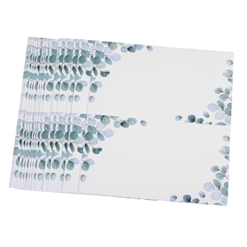 Mipcase 40 Stück Hochzeitseinladungskarte Nennenkarten für die Hochzeit Namenskarten für die Tischdekoration verlassen leer Tabellennamenkarten Tischkarten für den Hochzeitsempfang Papier von Mipcase