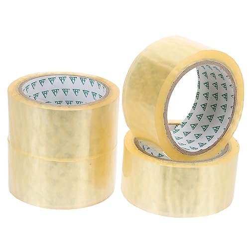 Mipcase 4Rollen Transparente Verpackungsbänder Hochleistungs Paketband Rolle Klebeband für Versand Umzug und Versiegelung Hochviskosität Einfach Abziehbar für Anwendungen Mipcase 4Rollen Transparente Verpackungsbänder Hochleistungs Paketband Rolle Klebeband für Versand Umzug und Versiegelung Hochviskosität Einfach Abziehbar für Anwendungen von Mipcase