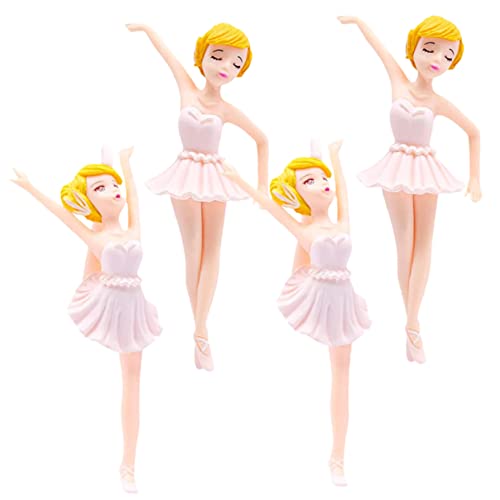 Mipcase 4Stücke Teiliges Figuren für Geburtstagsfeiern Tanzpartys und Festliche Anlässe Wunderschöne Kuchendekoration und Süßrosa Mipcase 4Stücke Teiliges Figuren für Geburtstagsfeiern Tanzpartys und Festliche Anlässe Wunderschöne Kuchendekoration und Süßrosa von Mipcase
