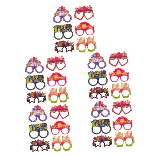 Mipcase 5 Sätze Papierbrille Happy Birthday Brille Stand Party Requisiten Geformte Geburtstagsbrille Kreative Brille Festivalbrille Dekorative Geburtstagsbrille Geburtstage 18 Stück * 5 Mipcase 5 Sätze Papierbrille Happy Birthday Brille Stand Party Requisiten Geformte Geburtstagsbrille Kreative Brille Festivalbrille Dekorative Geburtstagsbrille Geburtstage 18 Stück * 5 von Mipcase