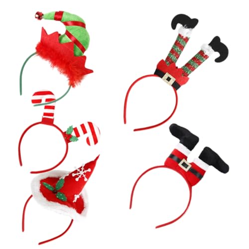 Mipcase 5 Stück Teiliges Weihnachts Haarreif mit Kostümelementen Lustige Party Haarreifen für Erwachsene für Xmas Festdekoration Karneval Bühnenauftritte und Festliche Feiern Mipcase 5 Stück Teiliges Weihnachts Haarreif mit Kostümelementen Lustige Party Haarreifen für Erwachsene für Xmas Festdekoration Karneval Bühnenauftritte und Festliche Feiern von Mipcase