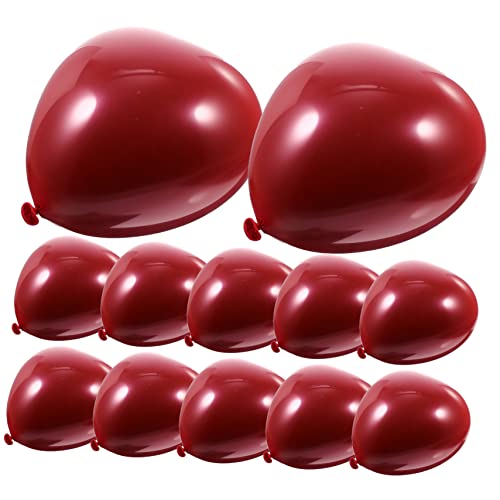 Mipcase 50 Stück Valentinstag Herzballons Hi Dekorativ Geburtstag Luftballons Herzen Hochzeit Valentines Herz Luftballons Valentinstag Luftballons Geformt Und Pastell Party Emulsion Rot von Mipcase