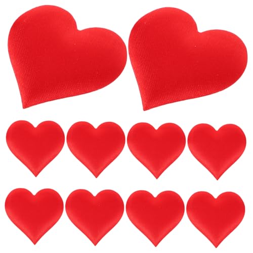 Mipcase 500 Stück Rote Schwamm Herz Konfetti Blütenblatt Romantische Tischstreuung für Hochzeit Valentinstag Partydekorationen Jahrestagsfeiern von Mipcase