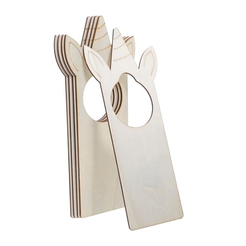 Mipcase 5Stücke Unvollendete Holzschilder für Bastelprojekte Leere Türknauf Hänger Holz DIY Heimdekoration Installieren Langlebiges Material für Büro und Hotel Mipcase 5Stücke Unvollendete Holzschilder für Bastelprojekte Leere Türknauf Hänger Holz DIY Heimdekoration Installieren Langlebiges Material für Büro und Hotel von Mipcase