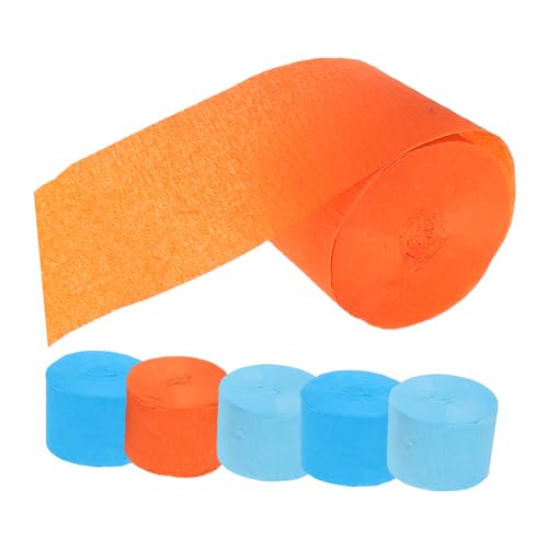 Mipcase 6 Rollen Bunte Krepppapier-luftschlangen-set Für Partydekorationen, Hochzeiten, Geburtstage, Jede Feier, Diy-bastelarbeiten Und Klassenzimmer-dekoration Mipcase 6 Rollen Bunte Krepppapier-luftschlangen-set Für Partydekorationen, Hochzeiten, Geburtstage, Jede Feier, Diy-bastelarbeiten Und Klassenzimmer-dekoration von Mipcase