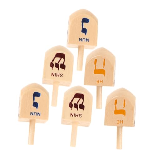 Mipcase 6 Stück Kreisel Wohnkultur Gedrehtes Kreiselspielzeug Holzkreisel Drehen Sich Hölzerne Spinning Holzhandwerksplatten Oben Spinnenspielzeug Mini Dreidels Holz Mipcase 6 Stück Kreisel Wohnkultur Gedrehtes Kreiselspielzeug Holzkreisel Drehen Sich Hölzerne Spinning Holzhandwerksplatten Oben Spinnenspielzeug Mini Dreidels Holz von Mipcase