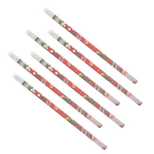 Mipcase 6 Stück Teiliges Weihnachtsbleistifte mit Radiergummi Bunte Cartoon Holzstifte für Schule und Schreiben Ergonomisch Leicht Radierbar Weihnachtsgeschenke und Klassenpreise Mipcase 6 Stück Teiliges Weihnachtsbleistifte mit Radiergummi Bunte Cartoon Holzstifte für Schule und Schreiben Ergonomisch Leicht Radierbar Weihnachtsgeschenke und Klassenpreise von Mipcase