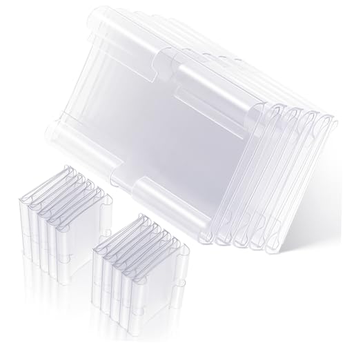 Mipcase 60Stücke Preisschildhalter Transparente Etikettenhalter für Supermärkte und Geschäfte Langlebig und Wiederverwendbar Einfaches Design für Produktinformationen von Mipcase