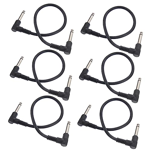 Mipcase 6Stücke Gitarren Patchkabel Effektkabel für Langlebig und Leicht Flaches Design für Einfache Handhabung und Aufbewahrung Mipcase 6Stücke Gitarren Patchkabel Effektkabel für Langlebig und Leicht Flaches Design für Einfache Handhabung und Aufbewahrung von Mipcase