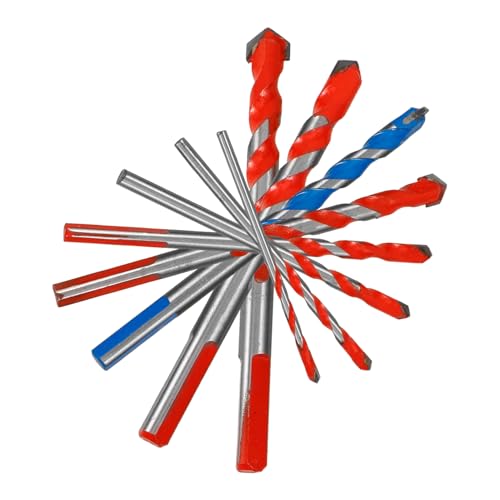 Mipcase 8 Stück Multifunktional Drillbit Mauerwerk Porzellan Fliesen-Bit Senkbohrer Bohrer zum Bohren von Löchern Betonbohrer Bohrer mit geradem Griff Wolfram Stahl Mipcase 8 Stück Multifunktional Drillbit Mauerwerk Porzellan Fliesen-Bit Senkbohrer Bohrer zum Bohren von Löchern Betonbohrer Bohrer mit geradem Griff Wolfram Stahl von Mipcase