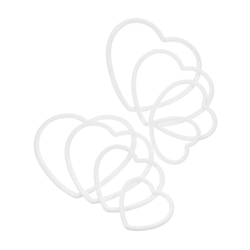 Mipcase 8 Stück Teiliges Dreamcatcher Herz Leichtem Kunststoff Filigrane Spitzenverzierung Romantische Wanddekoration für DIY Hochzeit Valentinstag und Wohnraumgestaltung Mipcase 8 Stück Teiliges Dreamcatcher Herz Leichtem Kunststoff Filigrane Spitzenverzierung Romantische Wanddekoration für DIY Hochzeit Valentinstag und Wohnraumgestaltung von Mipcase