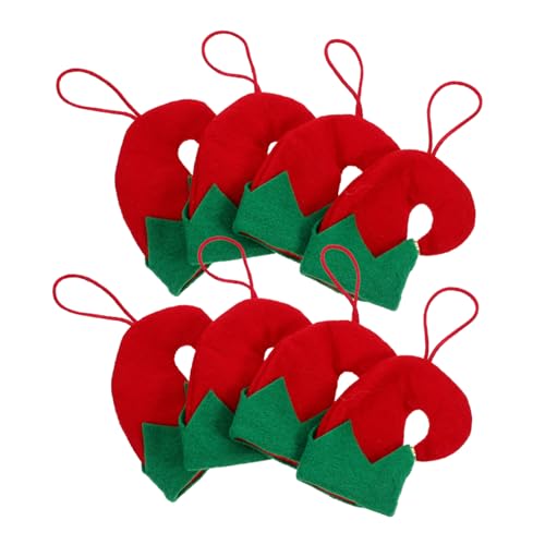 Mipcase 8 Stück Teiliges Mini Weihnachtsmützen aus Weichem Vielseitige Hut Abdeckungen für Weihnachtsbaumdeko und Besteckhalter Kleine Festliche Tischdekoration für Erwachsene Mipcase 8 Stück Teiliges Mini Weihnachtsmützen aus Weichem Vielseitige Hut Abdeckungen für Weihnachtsbaumdeko und Besteckhalter Kleine Festliche Tischdekoration für Erwachsene von Mipcase