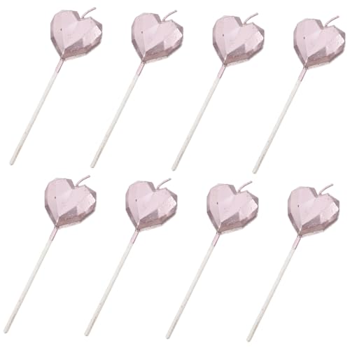 Mipcase 8 Stück Teiliges Set Herzförmige Geburtstagskerzen Party Cake Accessory Helle Einzeln Verpackte Tortendeko für Festliche Geburtstagsfeiern Mipcase 8 Stück Teiliges Set Herzförmige Geburtstagskerzen Party Cake Accessory Helle Einzeln Verpackte Tortendeko für Festliche Geburtstagsfeiern von Mipcase
