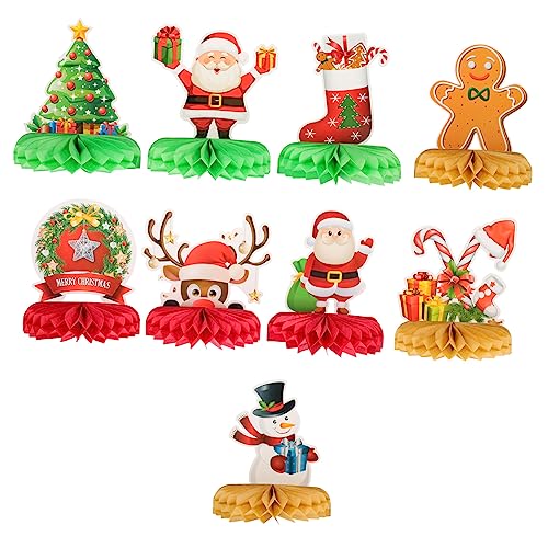 Mipcase 9 Stück Teiliges Waben Dekorationsset Weihnachtsdeko Weihnachtsfeier Tischmittelstück Party Tischdekorationskugeln Einfache Montage Kreative Weihnachtsornamente Mipcase 9 Stück Teiliges Waben Dekorationsset Weihnachtsdeko Weihnachtsfeier Tischmittelstück Party Tischdekorationskugeln Einfache Montage Kreative Weihnachtsornamente von Mipcase